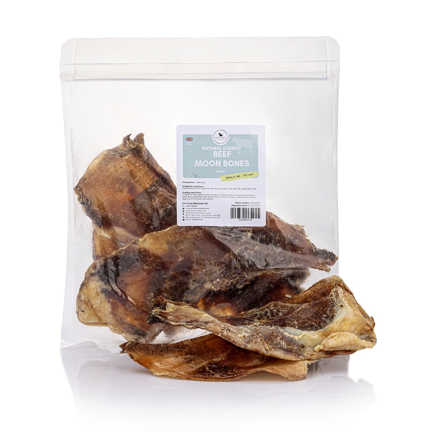 Beef Moon Bones (5pcs & 1kg)