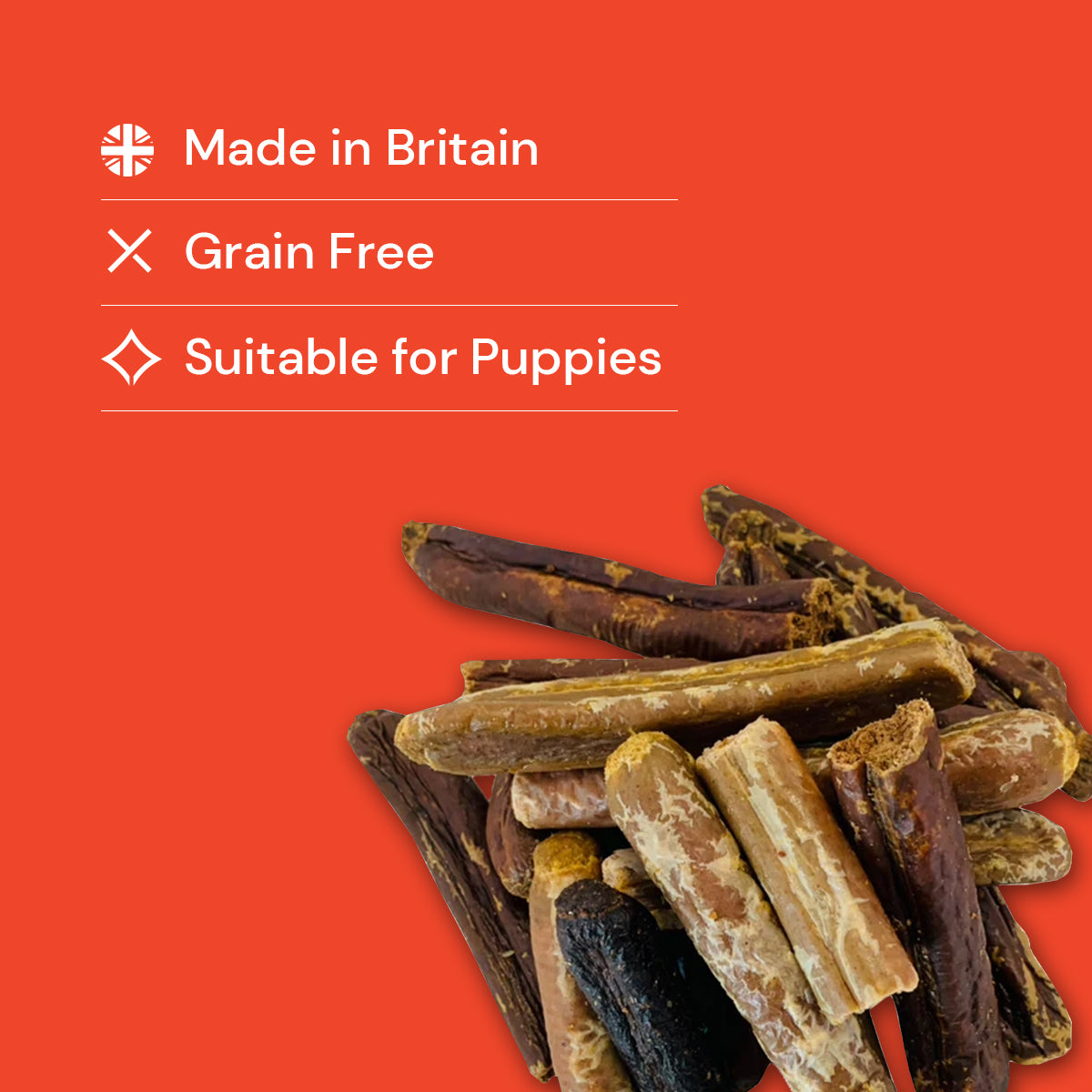 Mixed Broken Sausages and Sticks