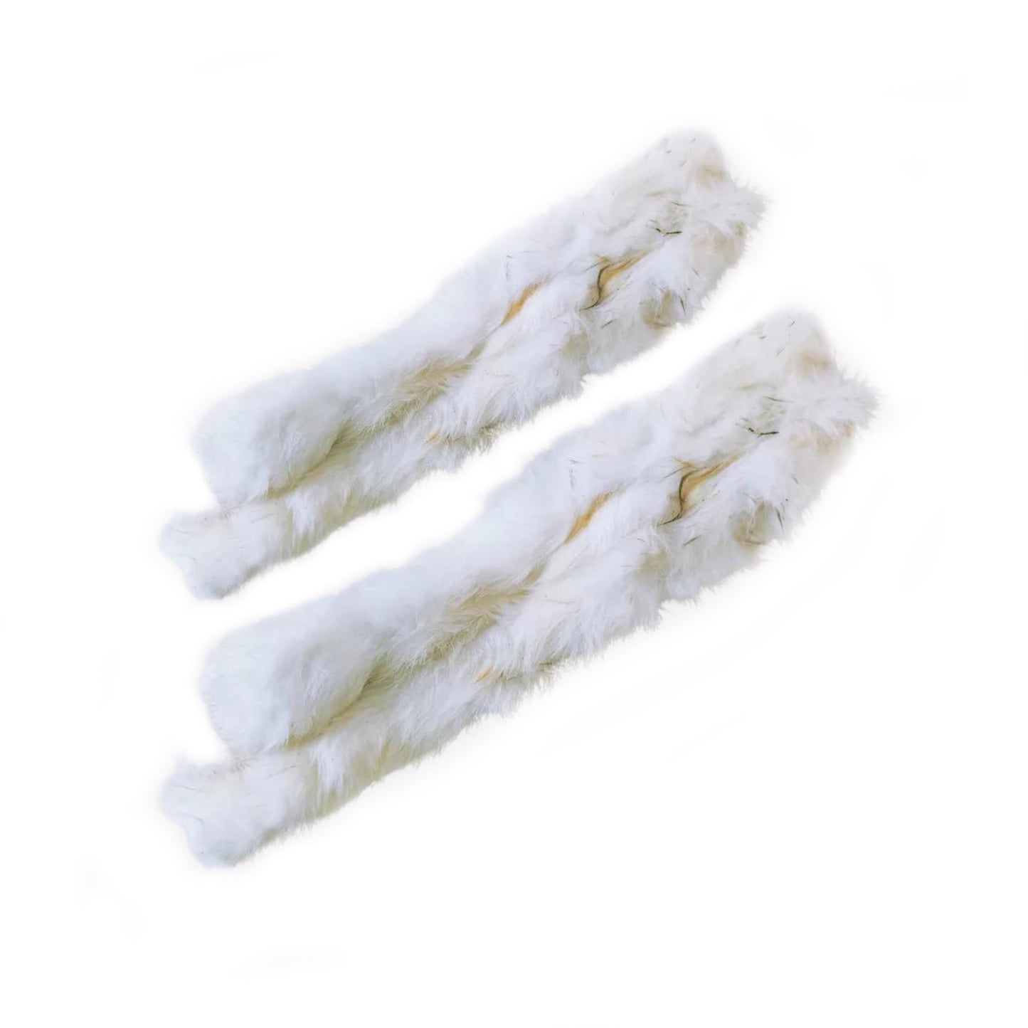 Whole Rabbit Skins with Fur - 1pc & 10pcs