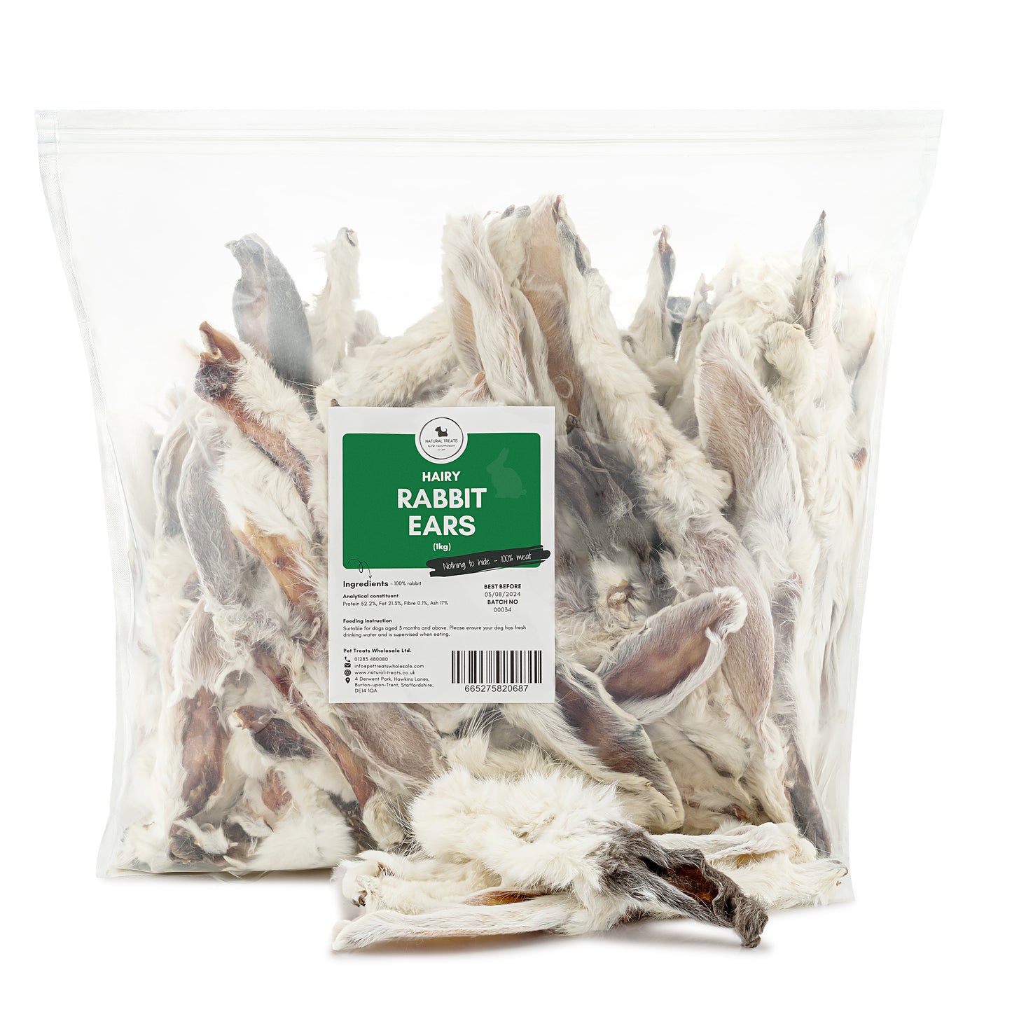 Hairy Rabbit Ears (250g, 500g, 1kg, 5kg & 10kg)