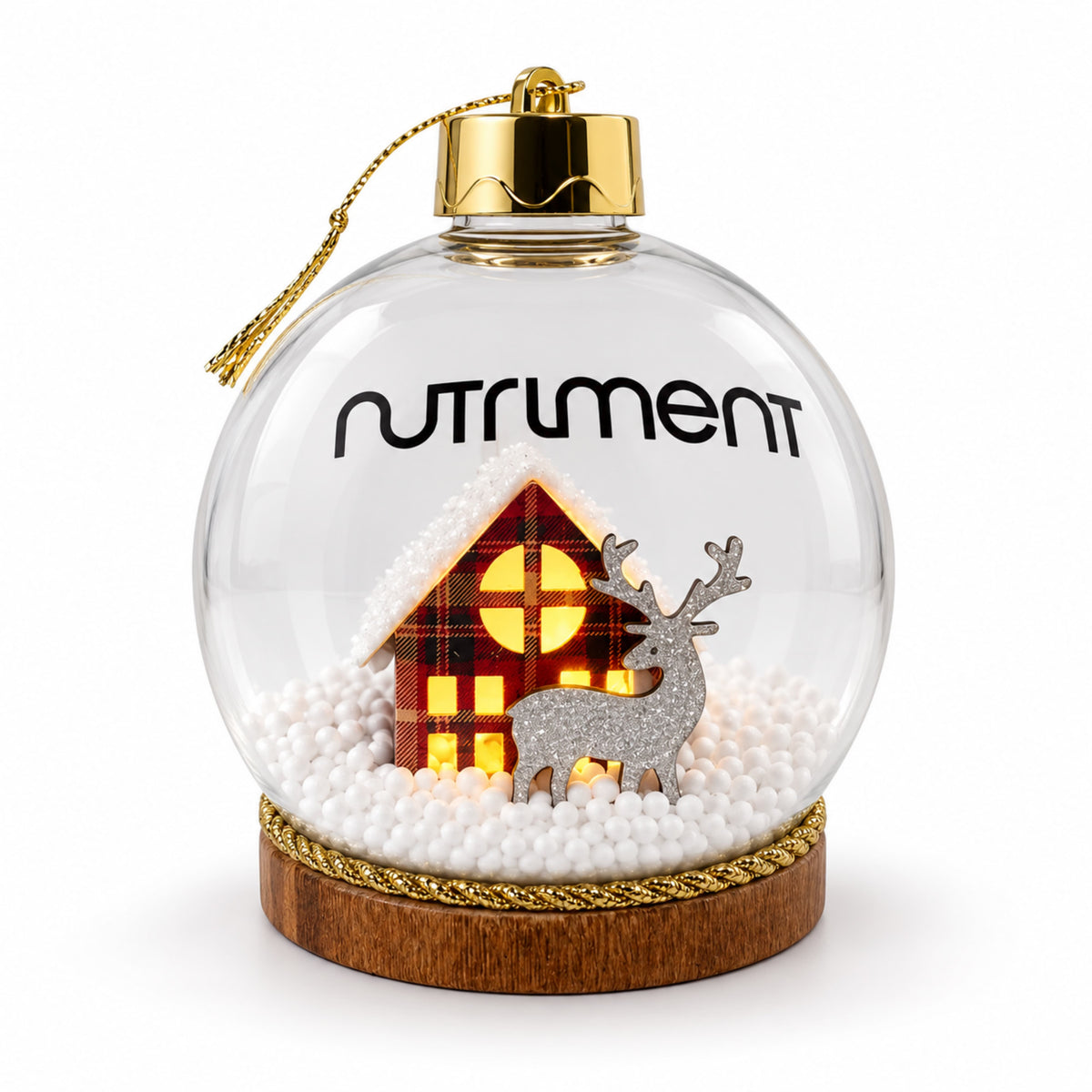 Light-Up Christmas Bauble 1pc