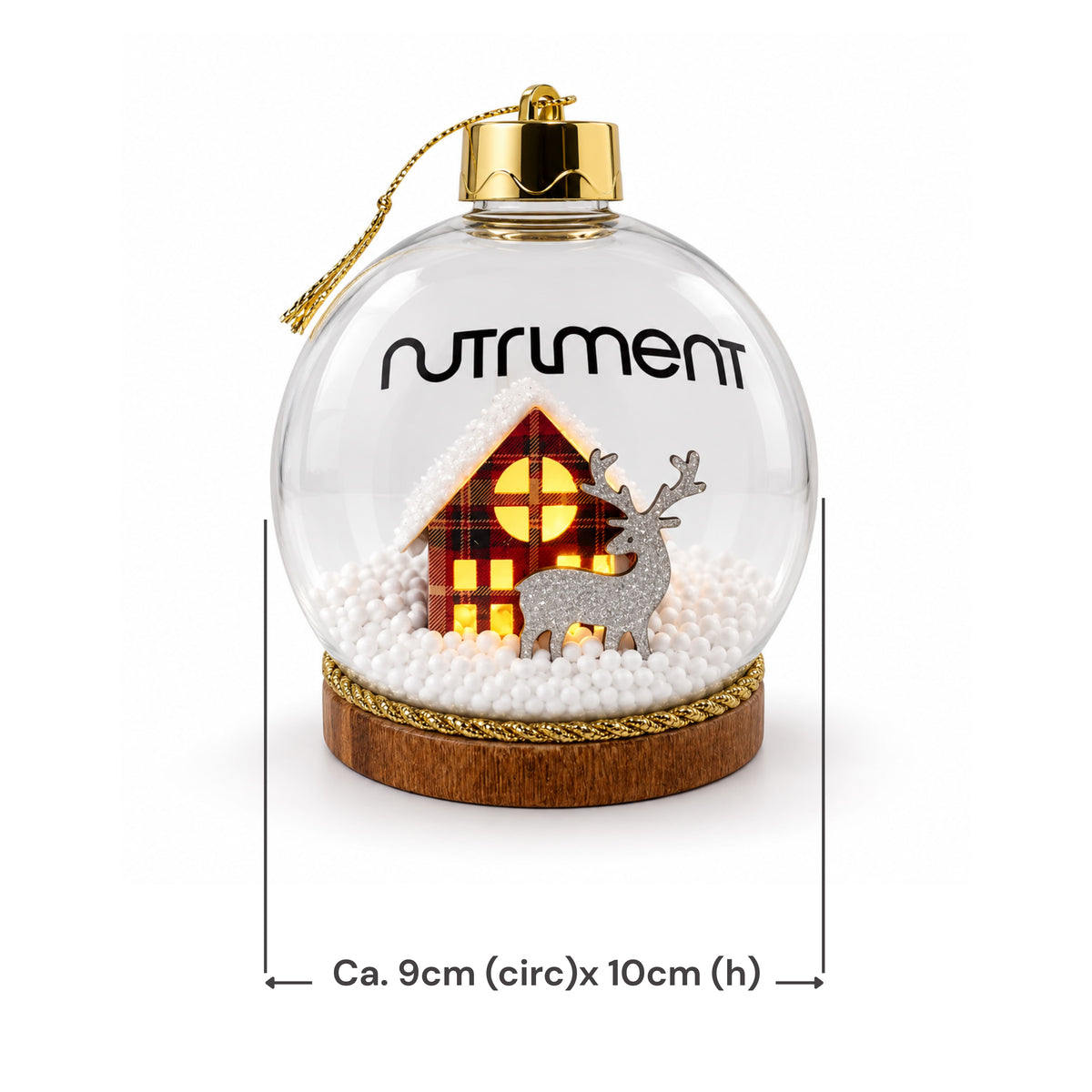 Light-Up Christmas Bauble 1pc