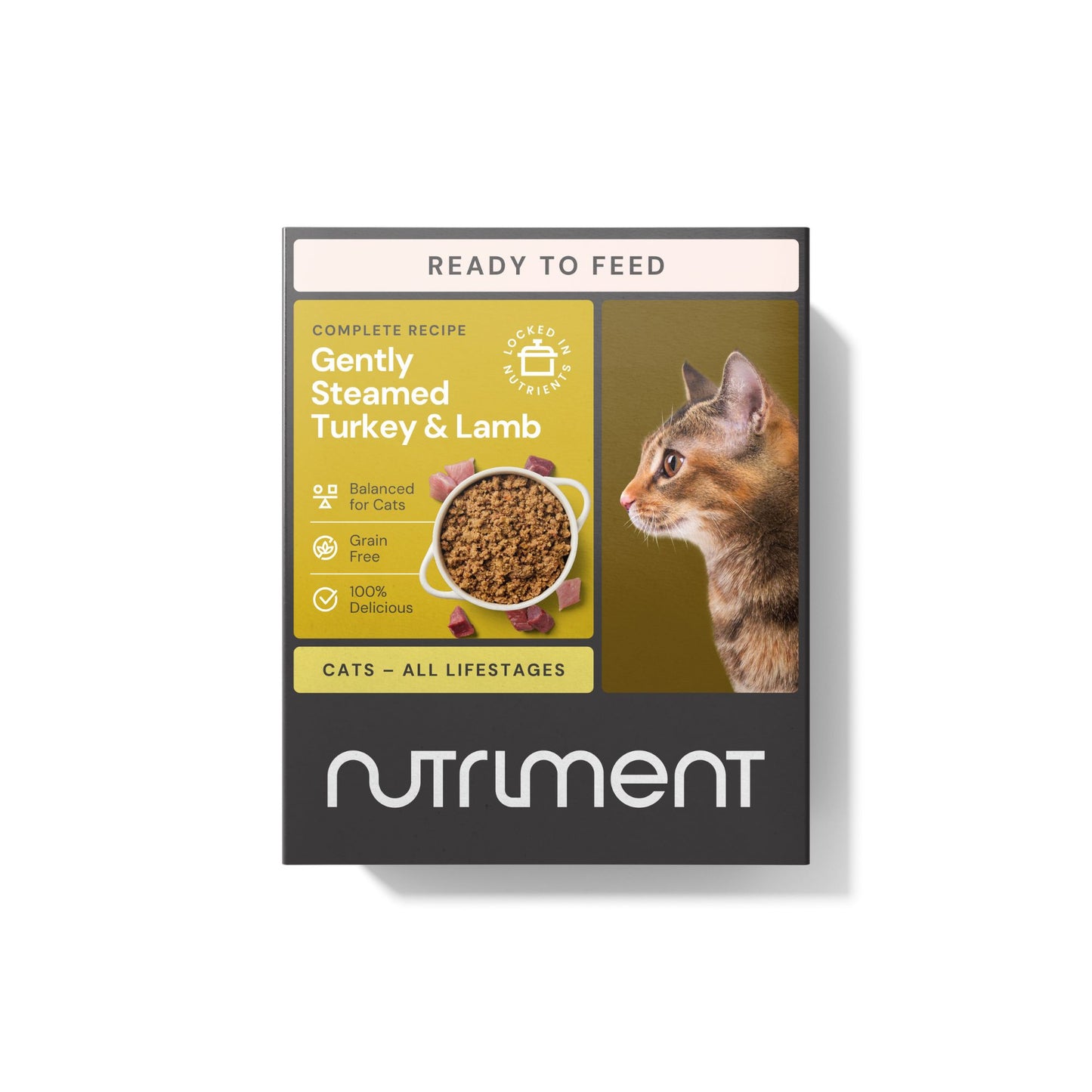 Nutriment Gently Steamed -  Turkey & Lamb for Cats 395g