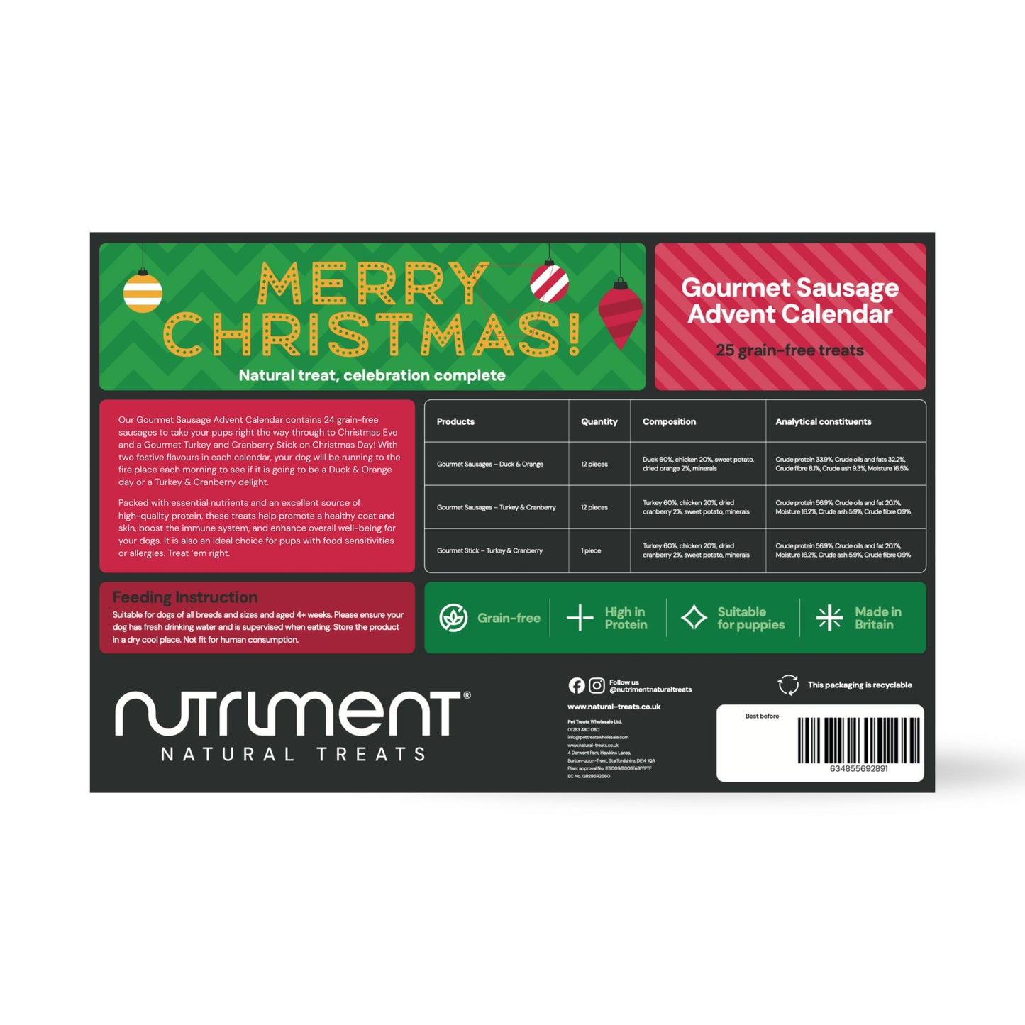 Gourmet Sausage Advent Calendars 2025 (1 box and 10 boxes)