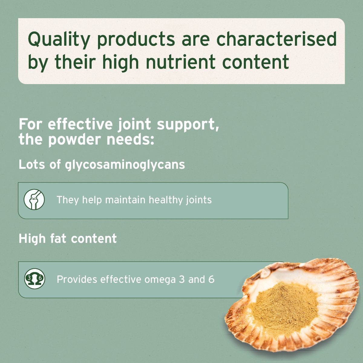 Aniforte Green Lipped Mussel Powder for Dogs and Cats