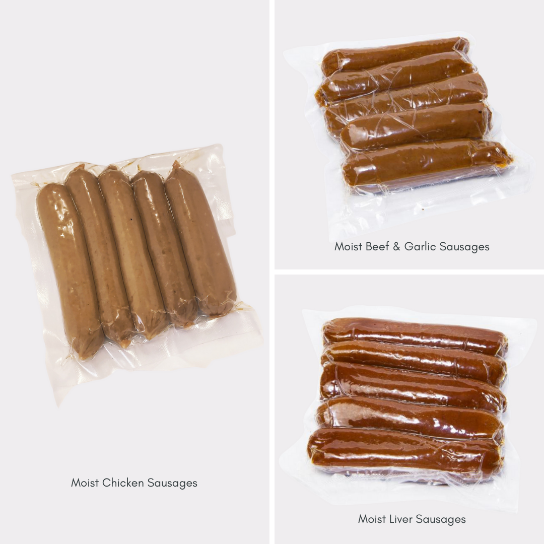 Gourmet Moist Sausages (1 packet, 10 packets & 30 packets)